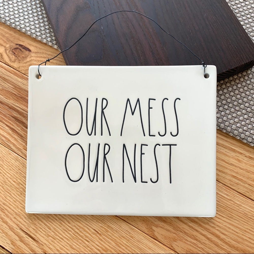 LAST 1 BRAND NEW Rae Dunn hanging plaque - Picture 2 of 4